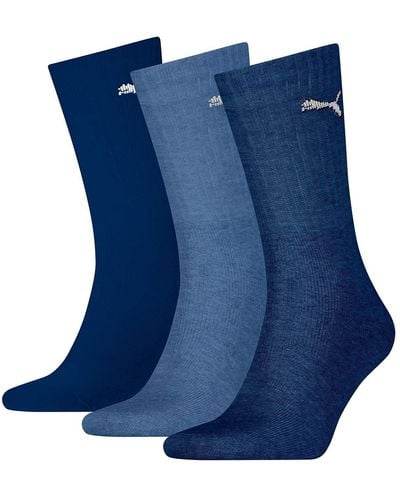 PUMA Crew Sock Calcetines - Azul