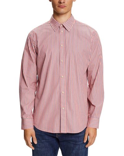 Esprit Overhemd Met Strepen - Roze