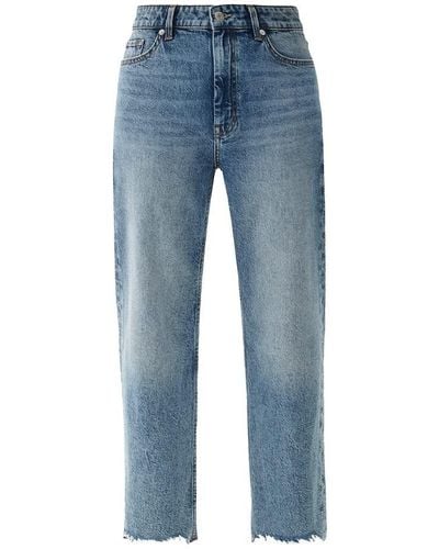 S.oliver Jeans Jeans Karolin cropped straight leg - Blau
