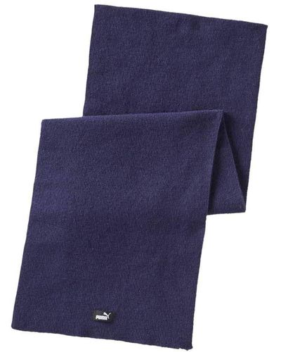PUMA S S Long Knit Scarf Navy 053256 05 A11 - Blue
