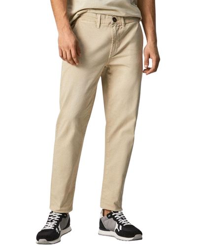 Pepe Jeans Charly Trousers - Natural