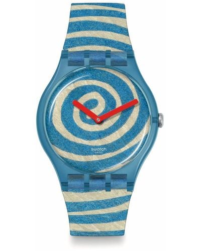Swatch Bourgeois ́S Spirals - SUOZ364, blau