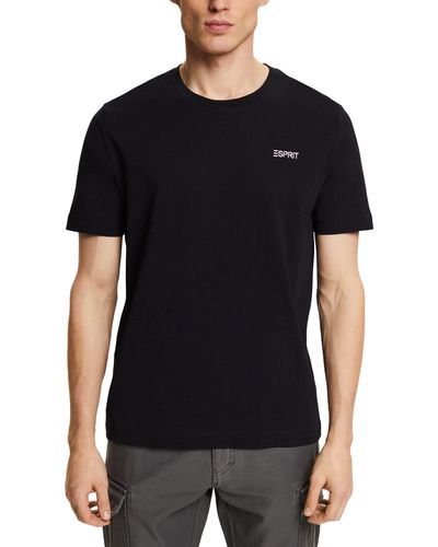 Esprit 014ee2k308 Camiseta - Negro