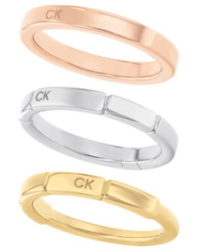 Calvin Klein Women Stainless Steel Ring - Metallic