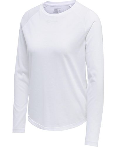 Hummel Hmlmt Vanja T-Shirt Yoga Mit Recyceltes Polyester - Weiß