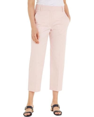 Tommy Hilfiger Trousers Slim Fit Chino - Pink