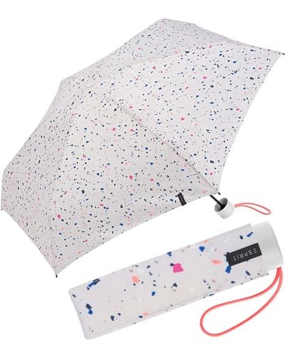 Esprit Parapluie de poche avec imprimé floral - Blanc