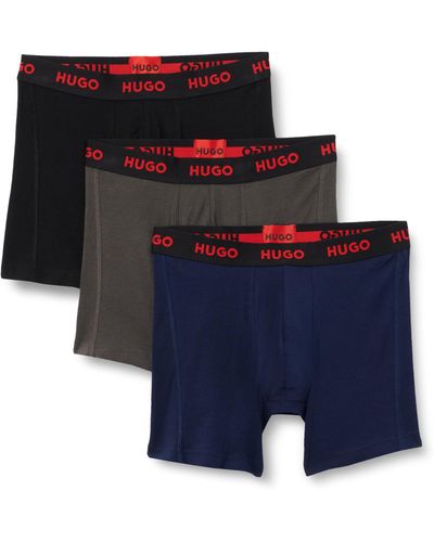 HUGO Boss Boxerbr Triplet Pack Boxer Brief - Blue