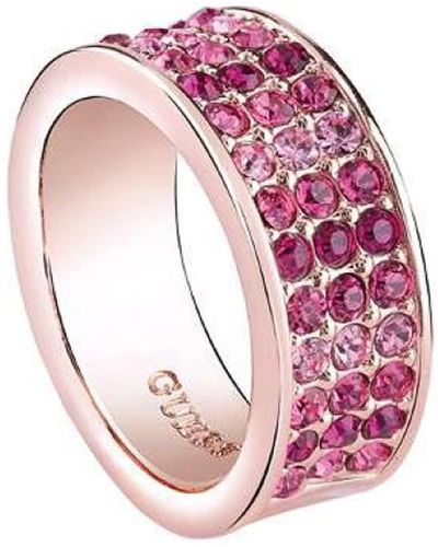 Guess ROUNDS 52 Dame Ringe UBR72518-52 - Pink