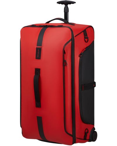 Samsonite Paradiver Light Travel Bag L With 2 Wheels - Red