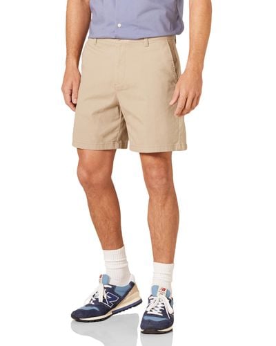 Amazon Essentials Classic-fit 7" Comfort Stretch Chino Shorts - Natural