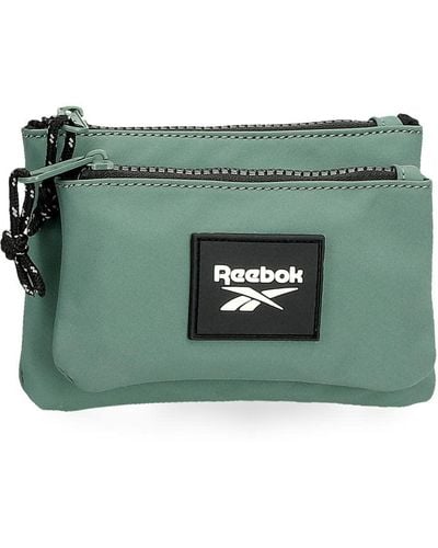 Reebok Elsie Toiletry Bag Two Compartments Green 17x9x2 Cms Polyester