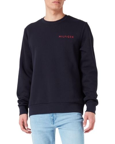 Tommy Hilfiger Pop Colour Sweatshirt Without Hood - Blue