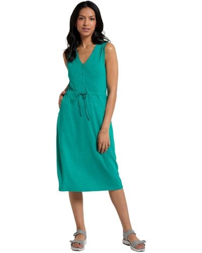 Mountain Warehouse Bahamas S Sleeveless Dress -lightweight Ladies Dress - Green