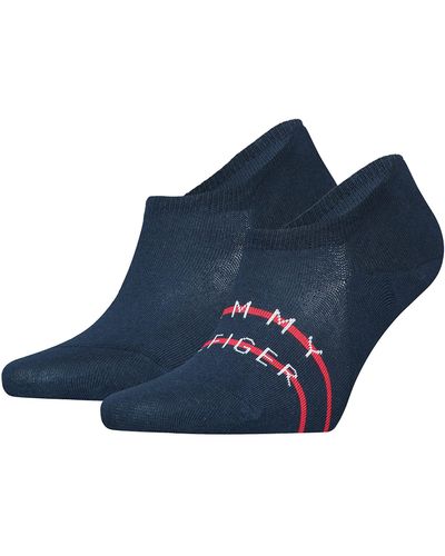 Tommy Hilfiger 701222189 No Show Socks 2 Pairs - Blue