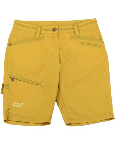 Jack Wolfskin South Shorts Kurze Hose Wanderhose Sommerhose 1502022-3049 Gr. 38 Gelb Outdoor
