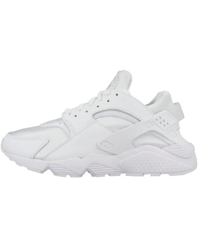 Nike , Shoes Air Huarache Triple White 2021 Dh4439-102, White/pure Platinum, 5 Uk