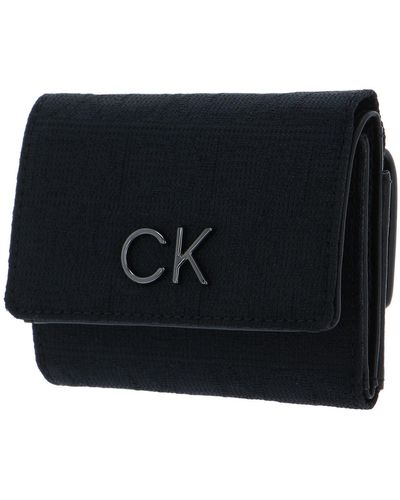 Calvin Klein Re-Lock Trifold JQD XXS CK Black - Nero