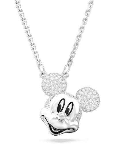Swarovski Disney Mickey Mouse Pendant - Metallic