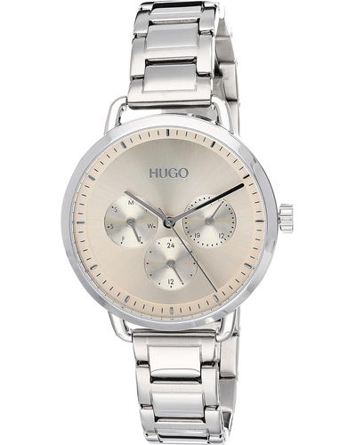 HUGO Analogue Quartz Watch With Stainless Steel Strap 1540073 - Multicolour