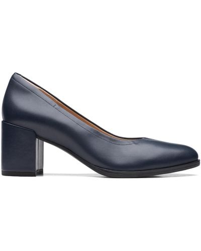 Clarks Freva55 Court Shoes - Blue