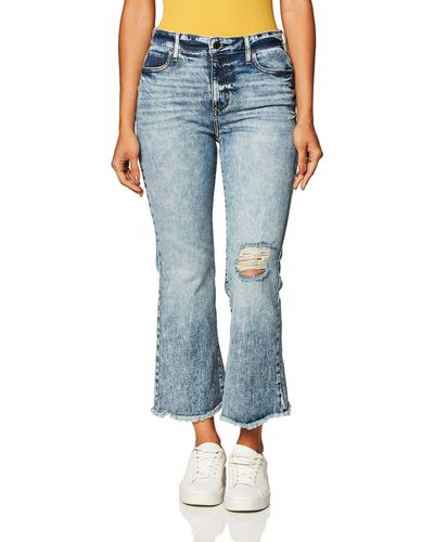 Guess Factory Ayla Kick Flare Jeans - Blue