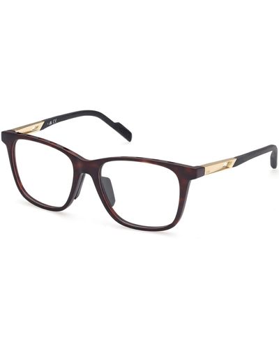 adidas Eyeglasses Sport Sp 5012 052 Dark Havana - Zwart