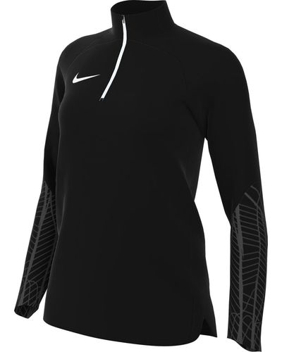 Nike W Nk Df Strk23 Dril Top Jacket Voor - Zwart