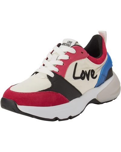 Love Moschino Sneakerd.sporty50 Nylon+crosta+vit Trainers - Multicolour