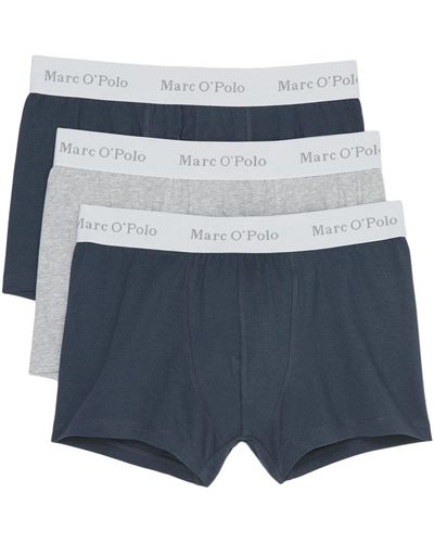 Marc O' Polo Body & Beach Multipack M-Shorts 3-Pack Boxershorts - Blau