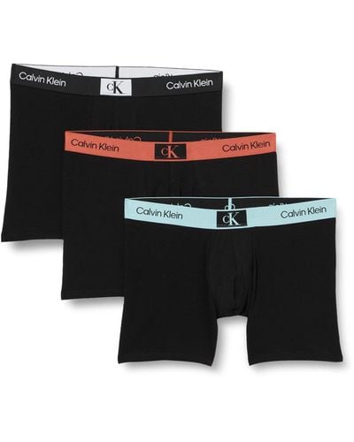 Calvin Klein Boxer Brief 3pk 000nb3529a - Black