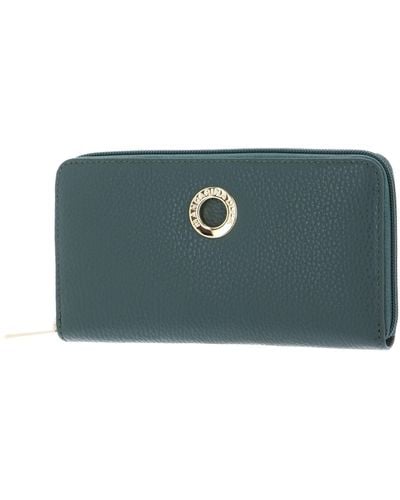 Mandarina Duck Mellow Leather Wallet Reisezubehör-Brieftasche - Grün