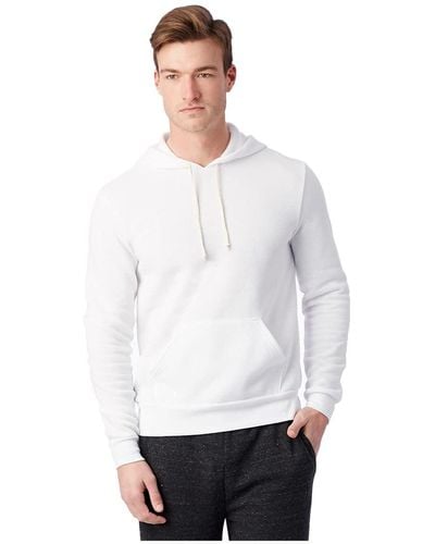 Alternative Apparel Challenger Hoodie Sweatshirt - White