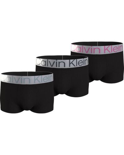 Calvin Klein Low Rise Trunk 3PK Multipack/Unterwäsche - Schwarz