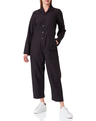 G-Star RAW Relaxed Jumpsuit Voor - Blauw