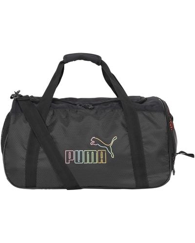 PUMA Womens Evercat No. 1 Logo Duffel Bags - Black
