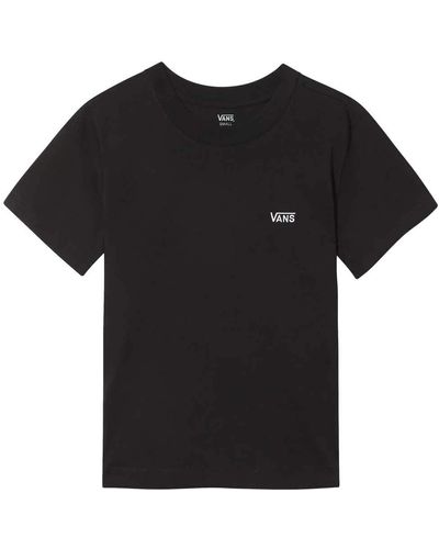 Vans T-Shirt Marke Modell T-Shirt Noir Femme Boxy - Schwarz