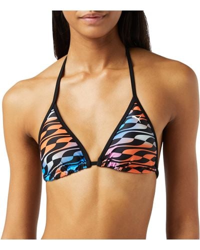 PUMA Swimwear Formstrip Triangle Top Parte Superior de Bikini - Negro
