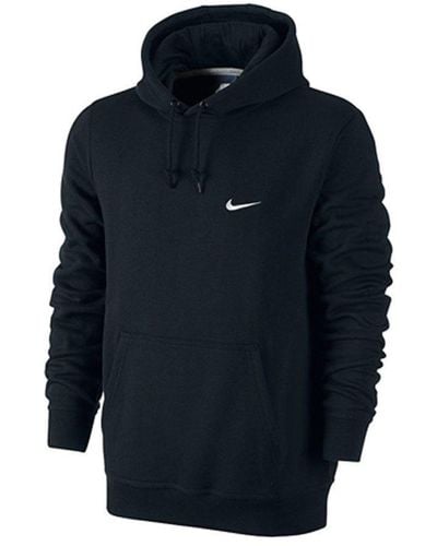 Nike Black Pull-over Hoodie Size Small - Blue