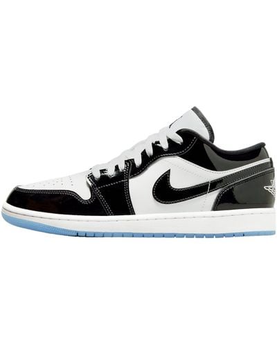 Nike Air Jordan 1 Low Schuhe Alternate Bred Toe 553558 066 - Schwarz
