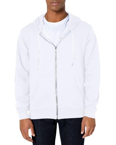 American Apparel Flex Fleece Long Sleeve Zip Hoodie - White
