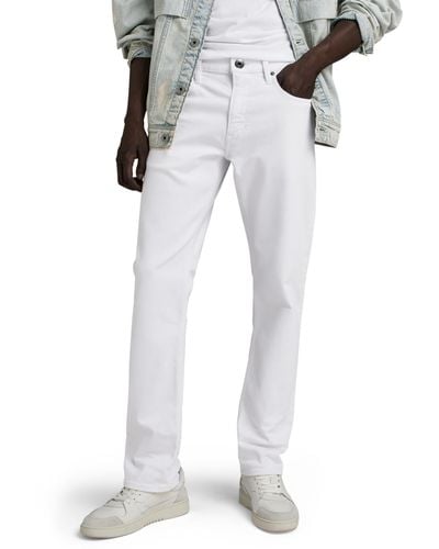 G-Star RAW Mosa Straight Jeans - White