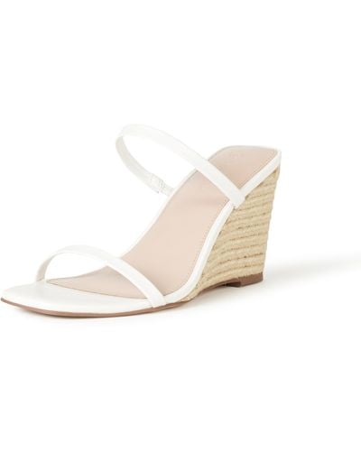 The Drop Sophia Two-strap Wedge - Natural
