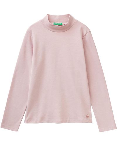 Benetton M/l T-shirt - Pink