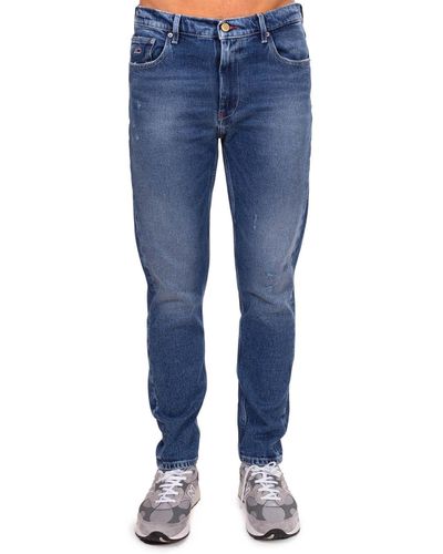 Tommy Hilfiger Dad regular Tapared jeans - Size W33 / - Blau