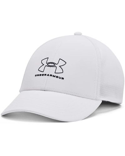 Under Armour Standard Iso-chill Driver Mesh Adjustable Cap, - White
