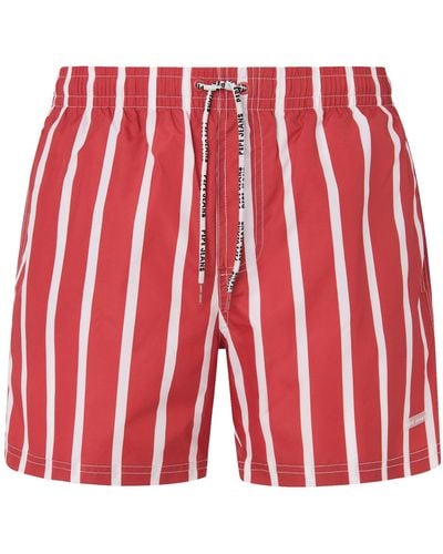 Pepe Jeans Stripe Swimshort - Rojo