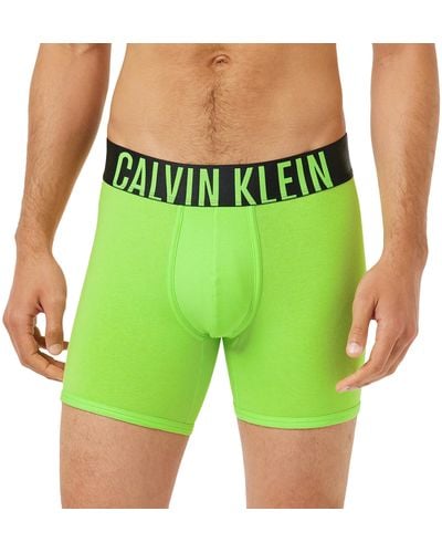Calvin Klein Hombre Pack de 2 Bóxers Algodón con Stretch - Verde