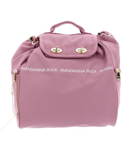 Mandarina Duck Nützlichkeit Rucksack - Pink