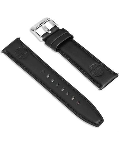 Timberland Analog Quarz Uhr mit Leder Armband TDWGF0009502 - Schwarz